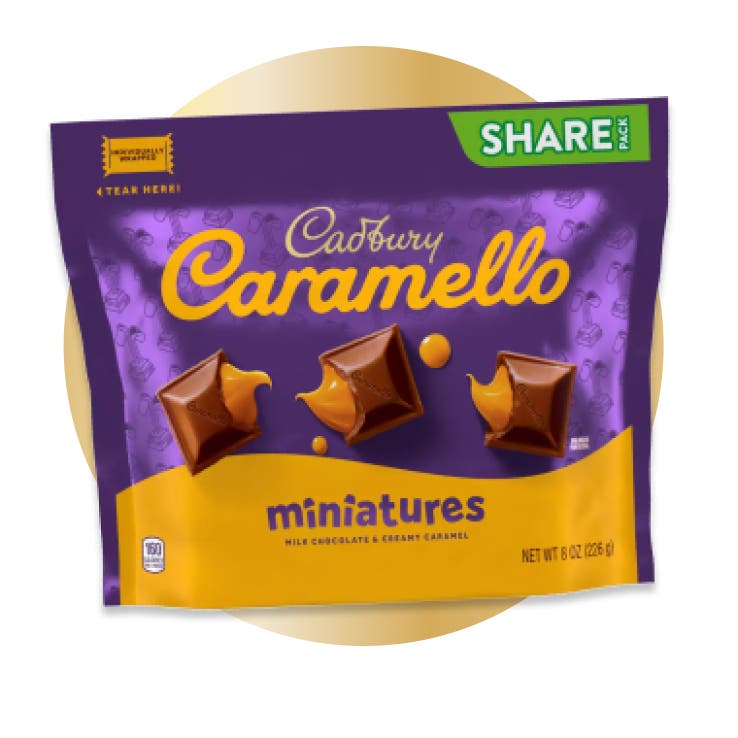 bag of caramello miniatures