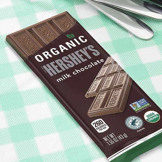 HERSHEY'S Organic Milk Chocolate Candy Bar