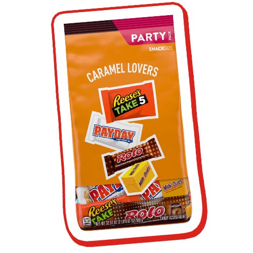 bag of hershey caramel lovers snack size assorted candy