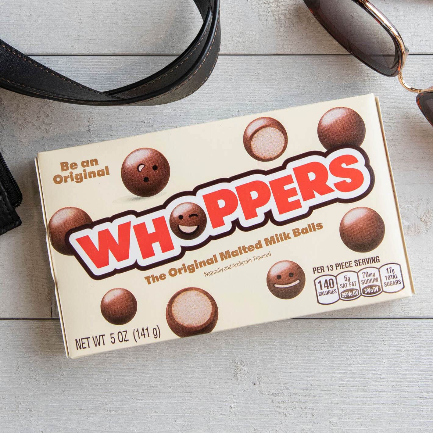 WHOPPERS box on table