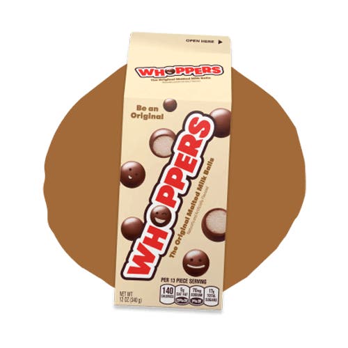 carton of whoppers malted milk balls