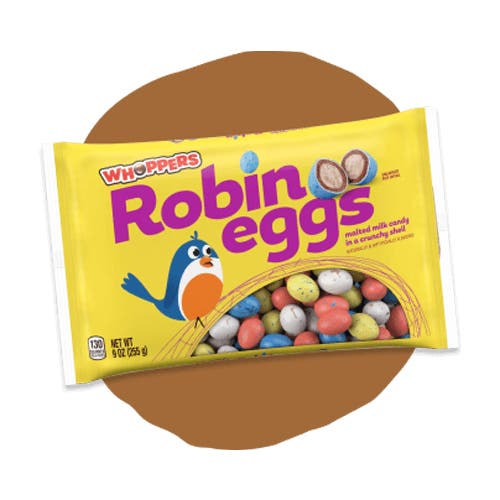 bag of whoppers robin eggs malted milk balls