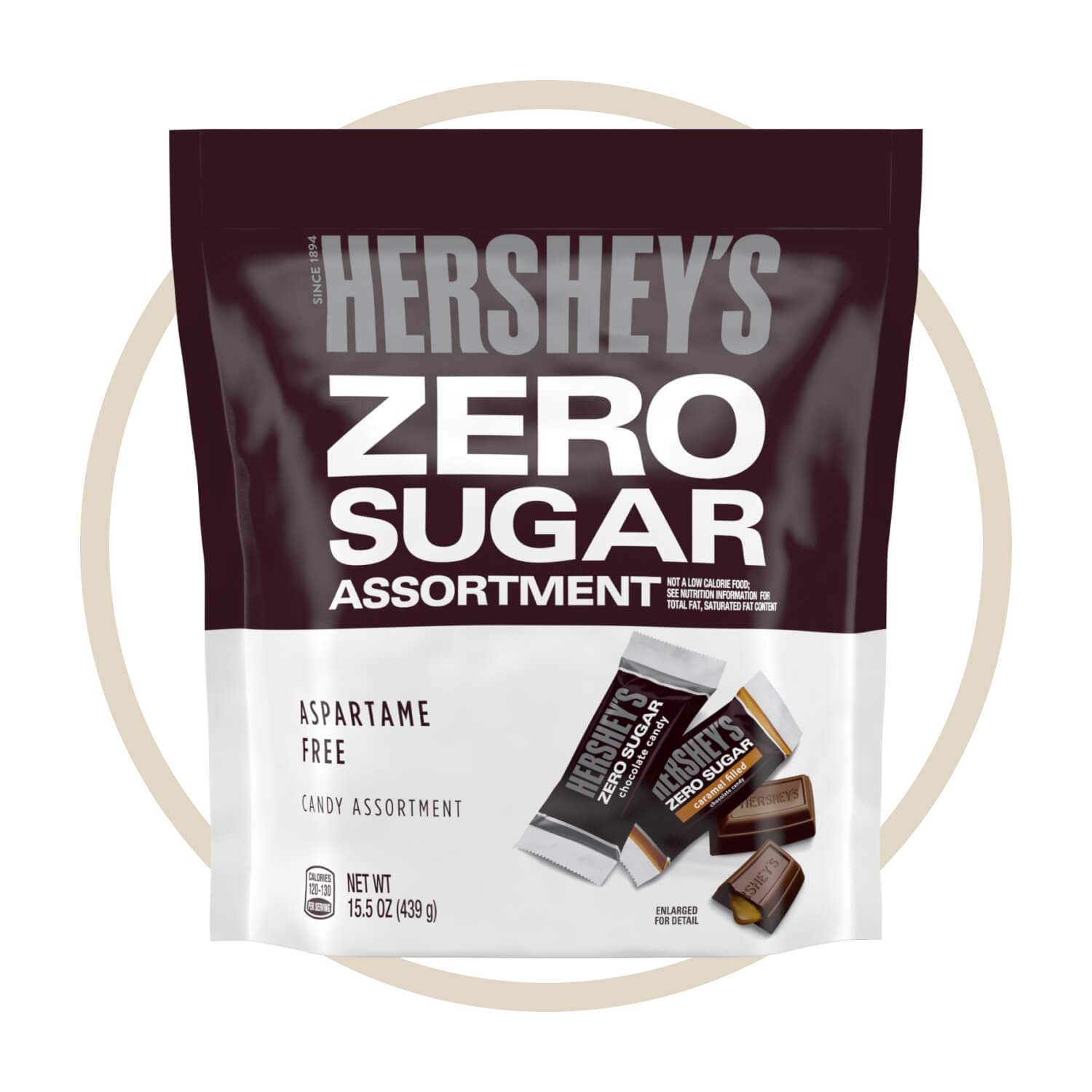 bag of assorted hershey's zero sugar products