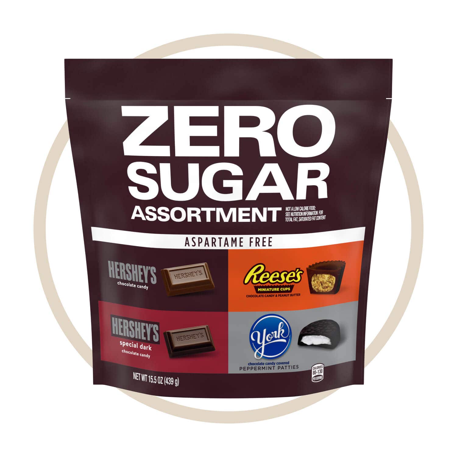 bag of assorted hershey zero sugar products