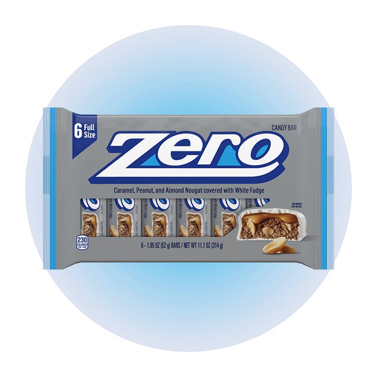 pack of zero candy bars