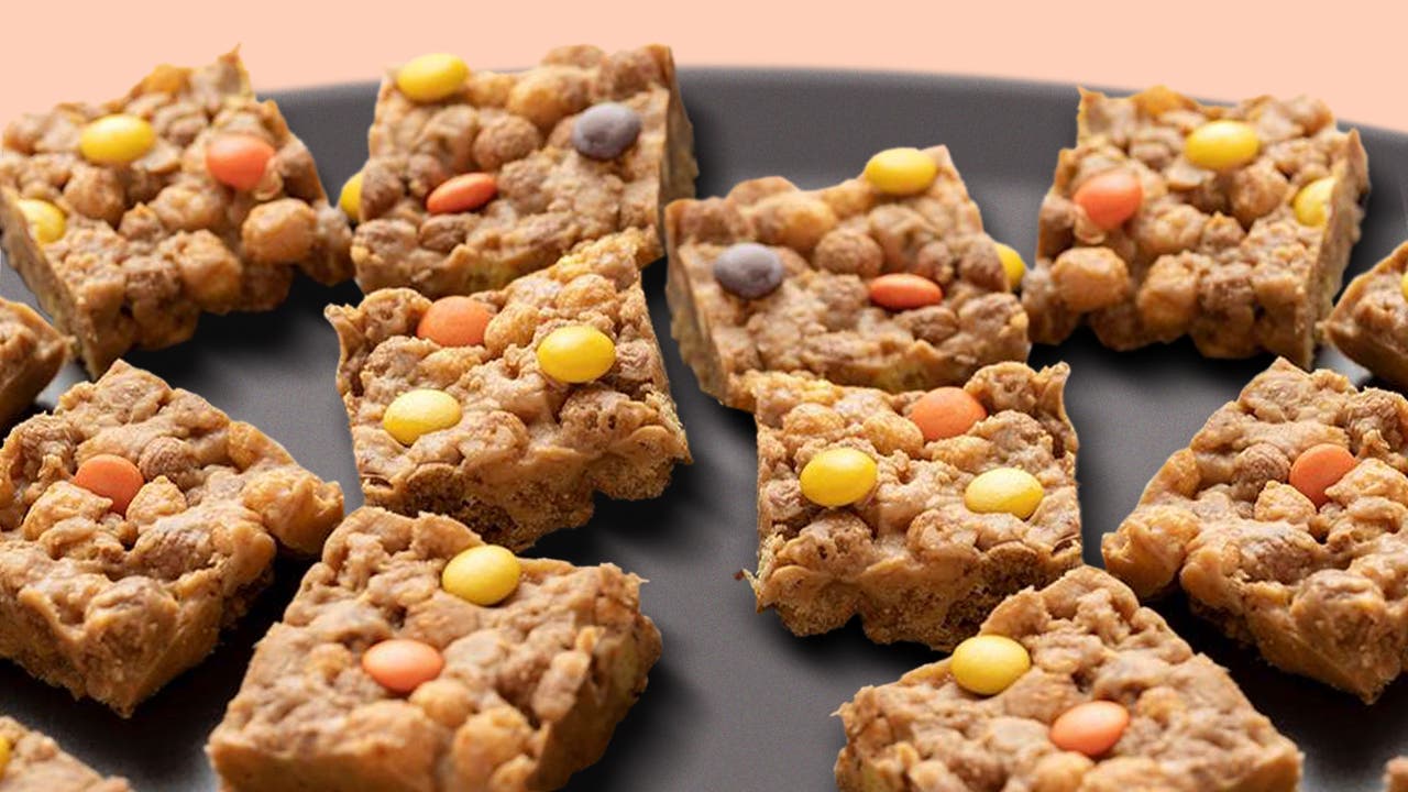 crunchy reeses pieces bars
