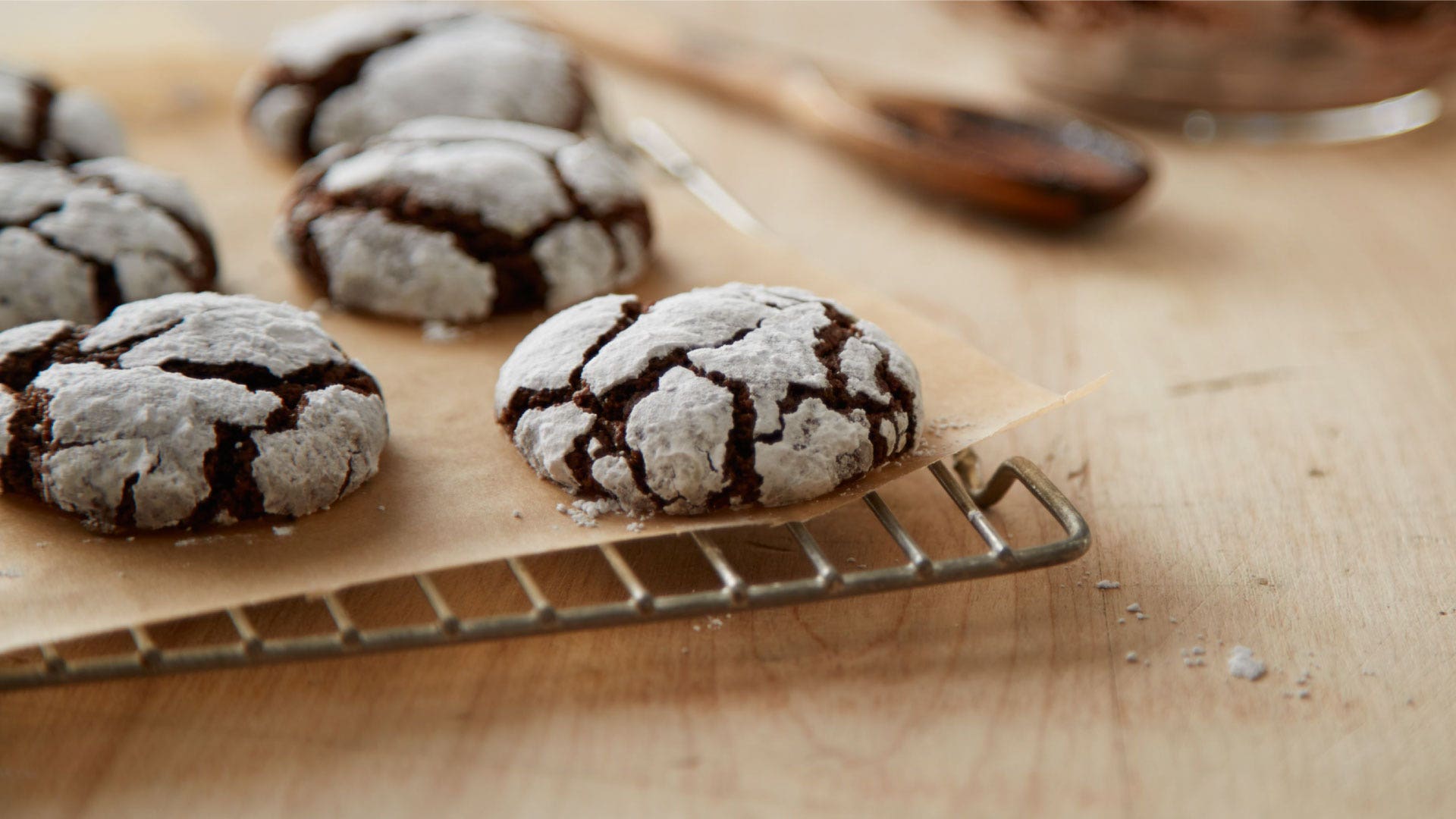 Cocoa Crinkle Cookies