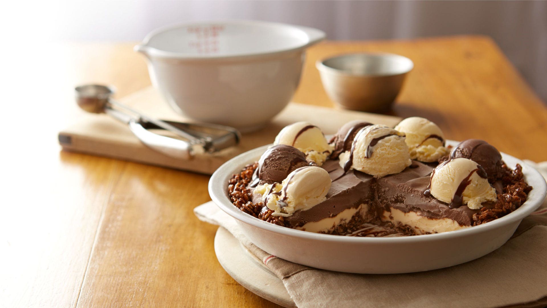 Image of Crispy Chocolate Ice Cream Mud Pie