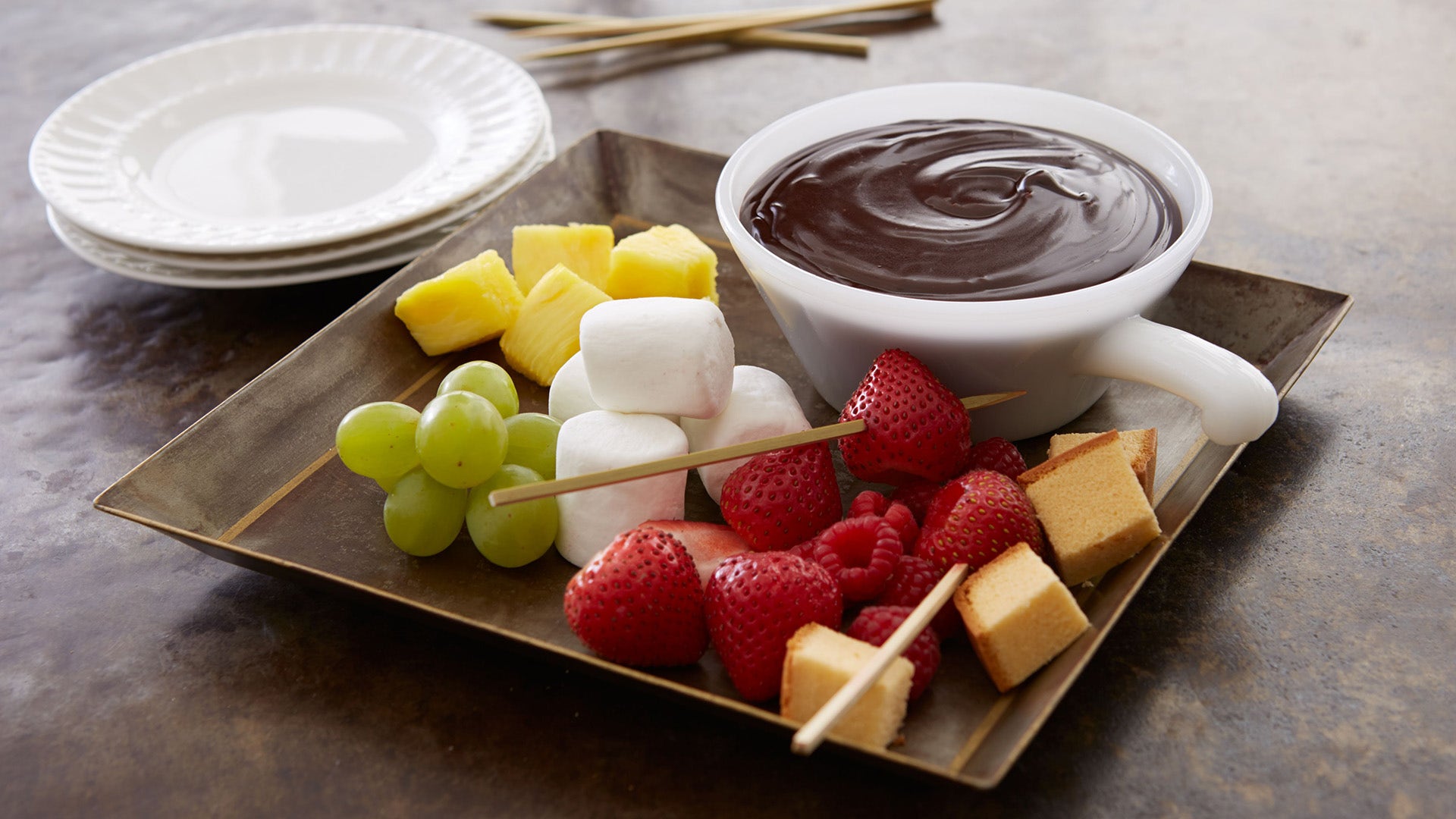 special dark fudge fondue