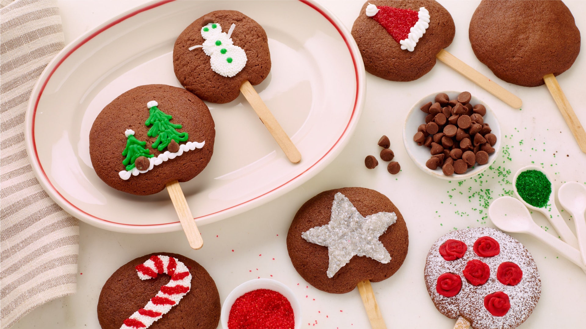 Holiday Cookies On A Stick