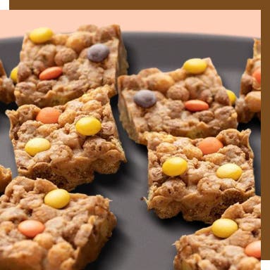 reeses pieces bars