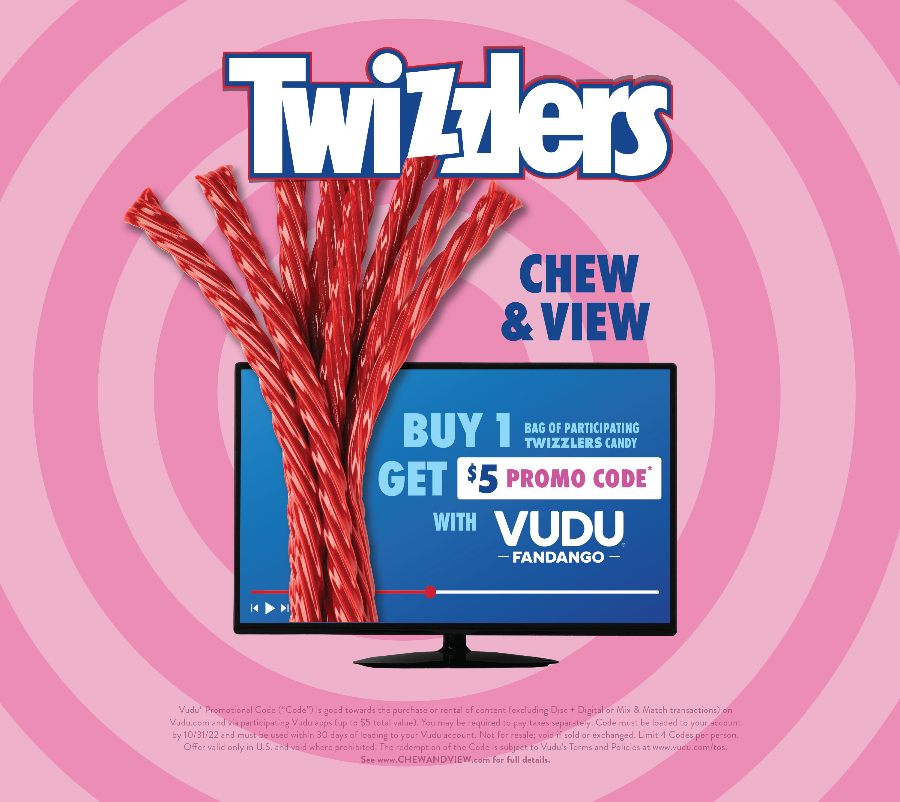 Twizzlers Chew and view promo