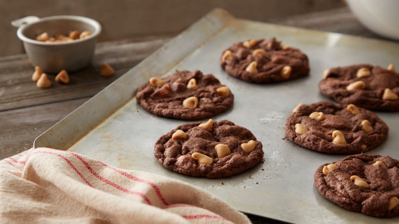 REESE'S Chewy Chocolate Cookies With Peanut Butter Chips